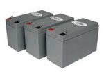 UPS Replacement Battery Cartridge Kit for select UPS Brands with (3) 12V Batteries