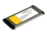 1 Port Flush Mount ExpressCard SuperSpeed USB 3.0 Card Adapter with UASP Support