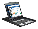 Tripp Lite Series NetDirector 16-Port 1U Rack-Mount Console KVM Switch with 19 in. LCD, French Keyboard